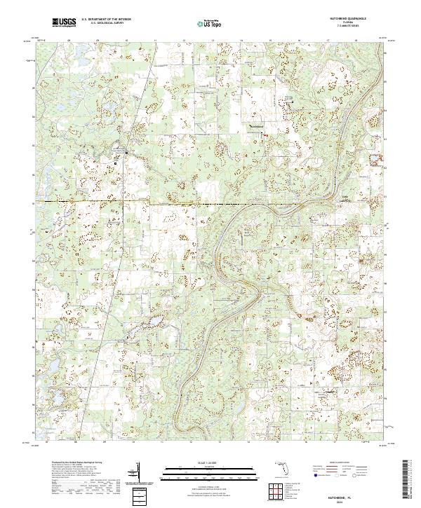 Hatchbend, FL — USGS 7.5-minute topo (2024)