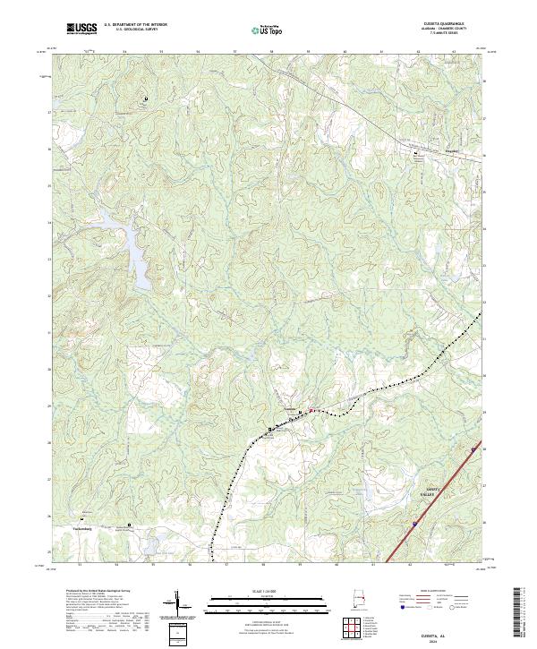 Cusseta, AL — USGS 7.5-minute topo (2024)