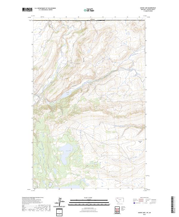 Goose Lake, MT-AB — USGS 7.5-minute topo (2024)