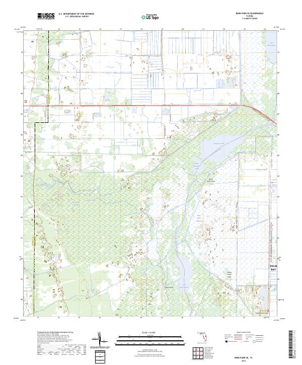 Deer Park SE, FL — USGS 7.5-minute topo (2024)