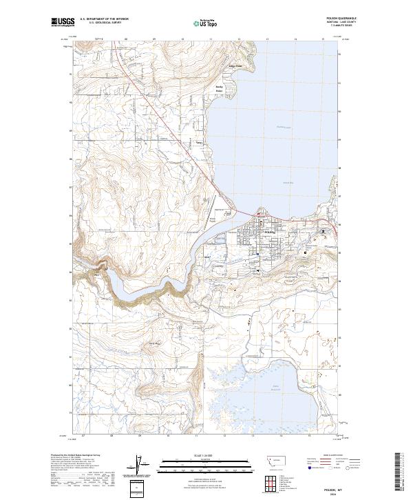 Polson, MT — USGS 7.5-minute topo (2024)