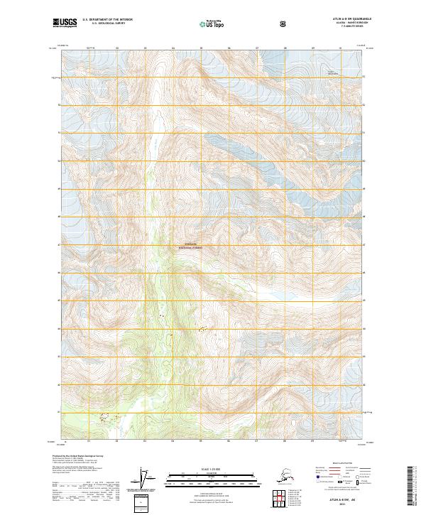 Atlin A-8 SW, AK — USGS 7.5-minute topo (2021)