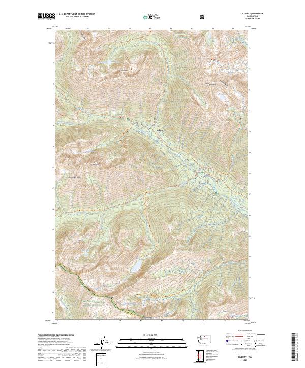 Gilbert, WA — USGS 7.5-minute topo (2023)