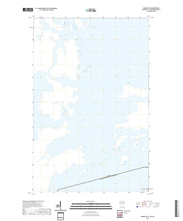 Ranier OE N, MN-ON — USGS 7.5-minute topo (2022)