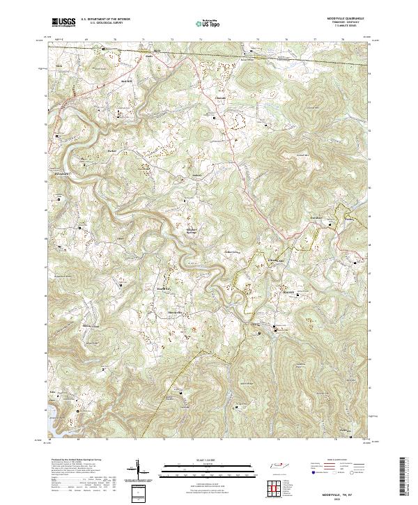 Moodyville, TN-KY — USGS 7.5-minute topo (2022)