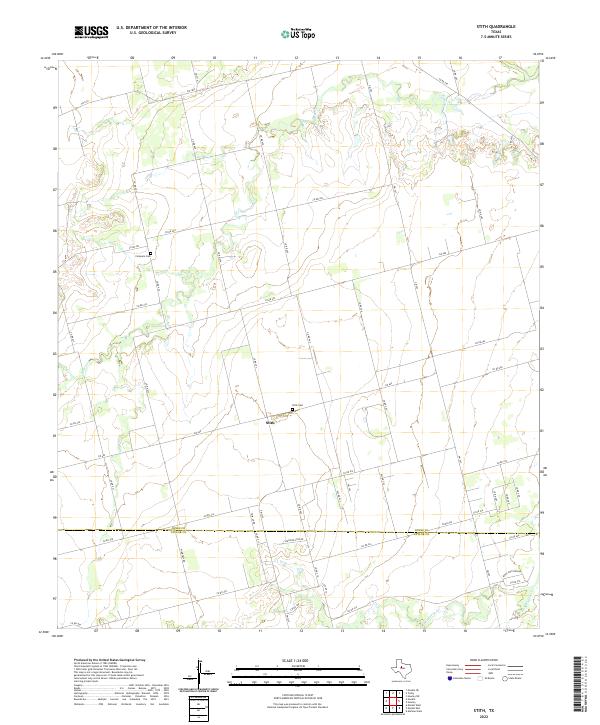 Stith, TX — USGS 7.5-minute topo (2022)