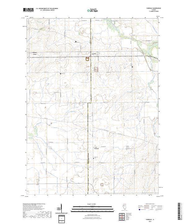 Fairdale, IL — USGS 7.5-minute topo (2024)