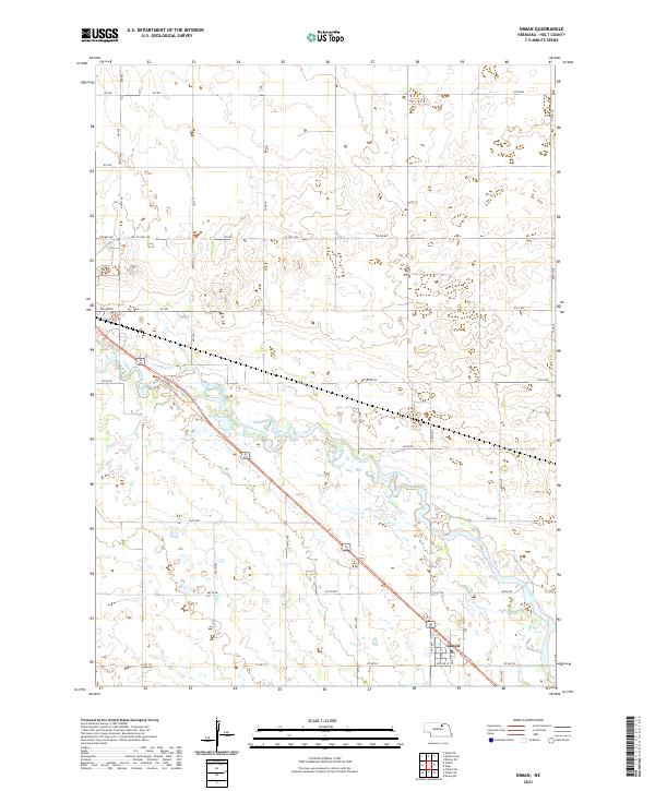 Inman, NE — USGS 7.5-minute topo (2021)