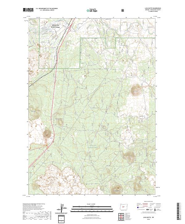 Lava Butte, OR — USGS 7.5-minute topo (2024)