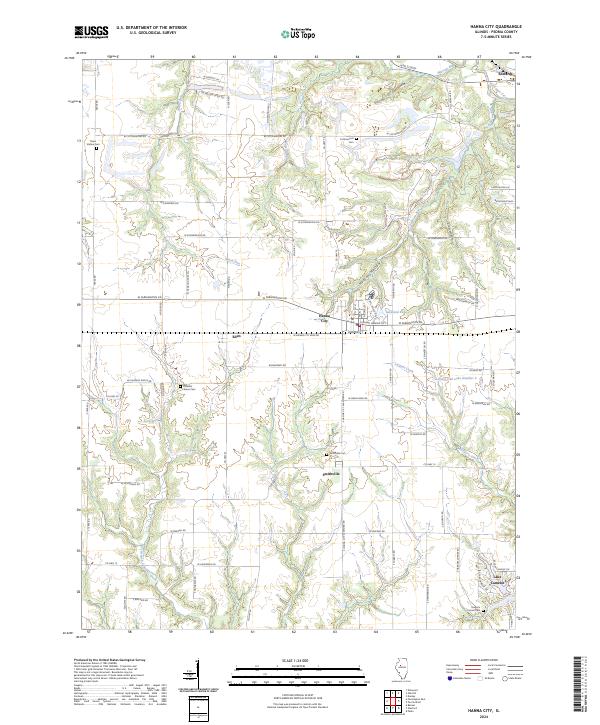 Hanna City, IL — USGS 7.5-minute topo (2024)