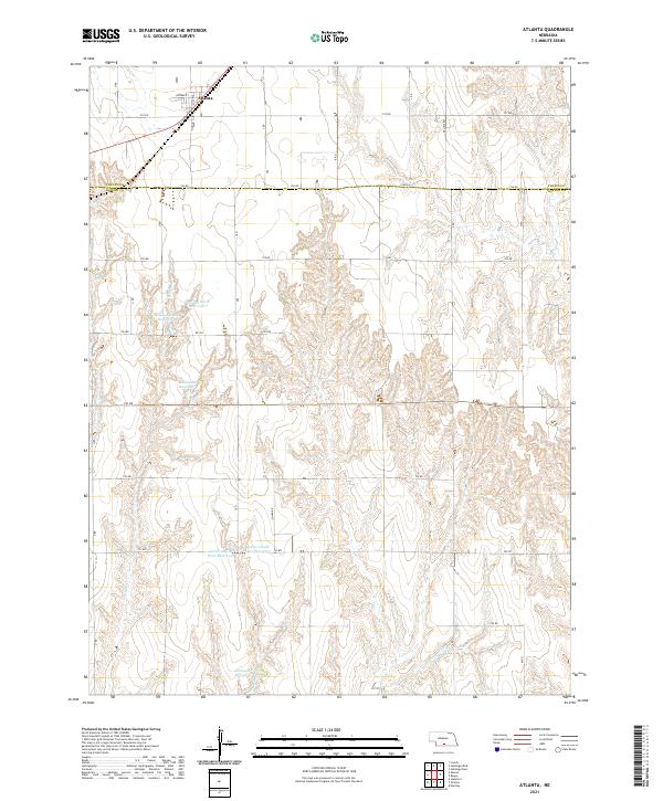 Atlanta, NE — USGS 7.5-minute topo (2021)