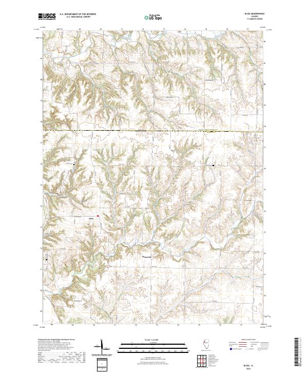Eliza, IL — USGS 7.5-minute topo (2024)