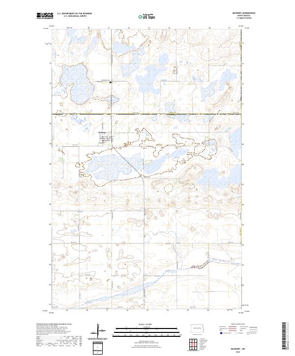 McHenry, ND — USGS 7.5-minute topo (2024)
