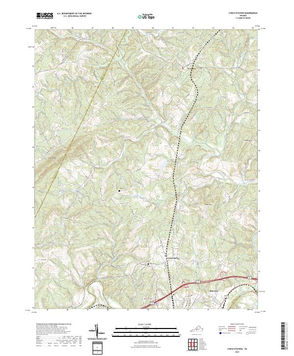 Lynch Station, VA — USGS 7.5-minute topo (2022)