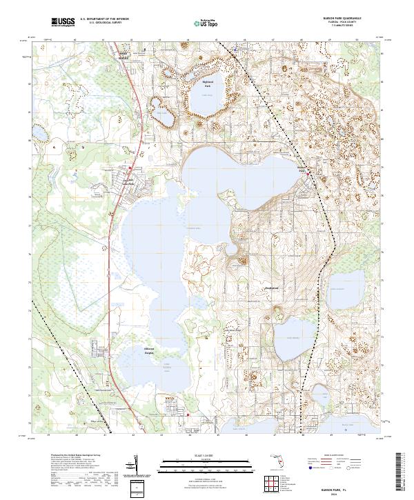 Babson Park, FL — USGS 7.5-minute topo (2024)