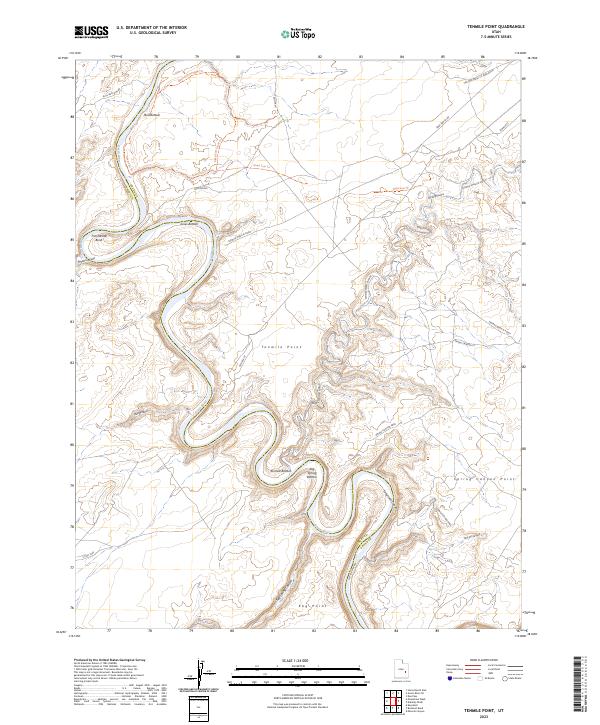 Tenmile Point, UT — USGS 7.5-minute topo (2023)