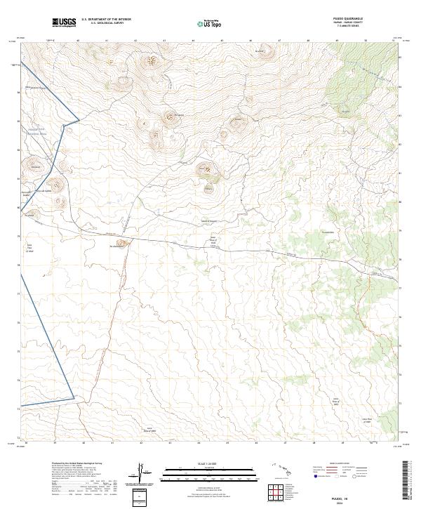 Puuoo, HI — USGS 7.5-minute topo (2024)