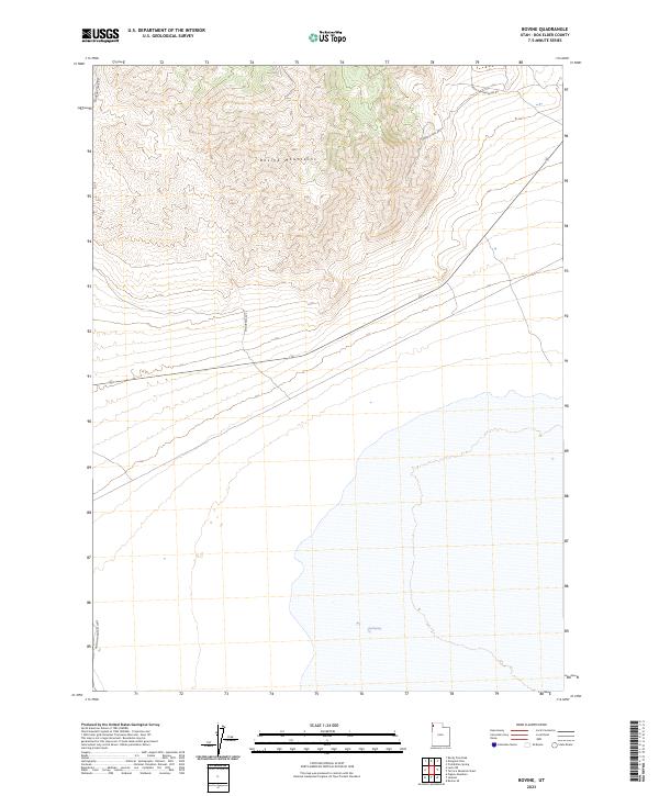 Bovine, UT — USGS 7.5-minute topo (2023)