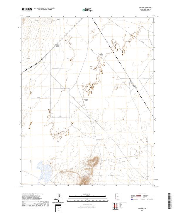 Avon NW, UT — USGS 7.5-minute topo (2023)