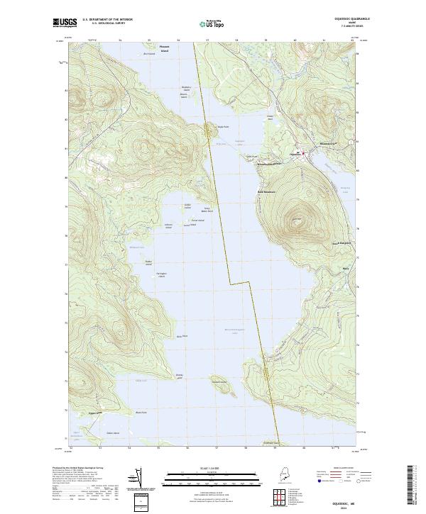 Oquossoc, ME — USGS 7.5-minute topo (2024)