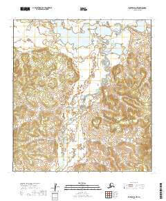 Iditarod D-6 NW, AK — USGS 7.5-minute topo (2019)