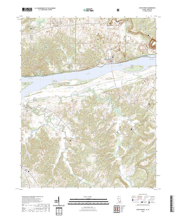 Cave-in-Rock, IL-KY — USGS 7.5-minute topo (2024)