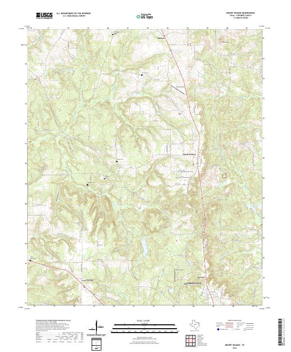 Mount Selman, TX — USGS 7.5-minute topo (2022)