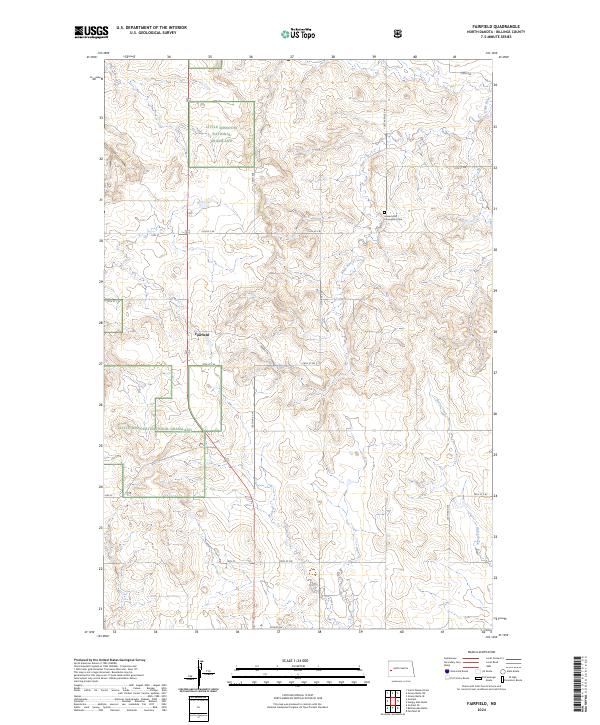 Fairfield, ND — USGS 7.5-minute topo (2024)