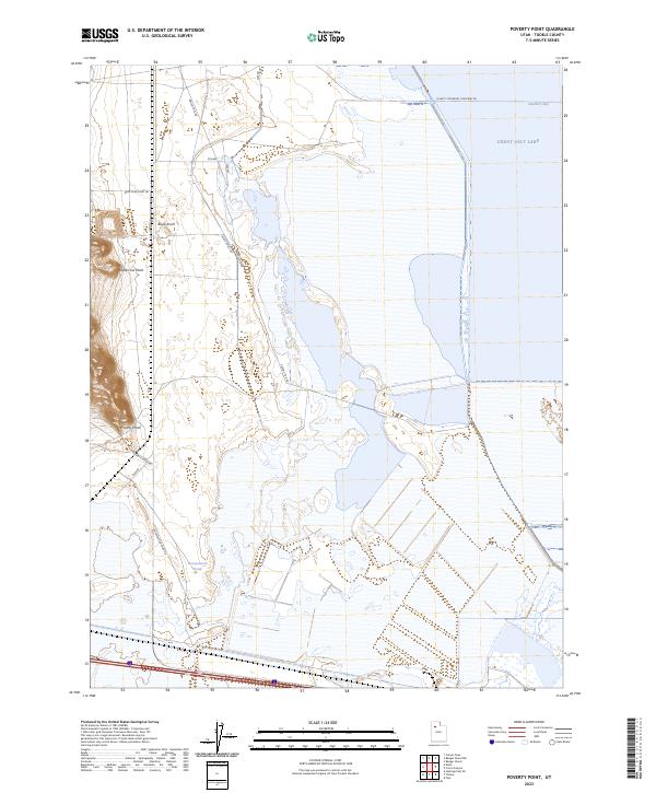 Poverty Point, UT — USGS 7.5-minute topo (2023)