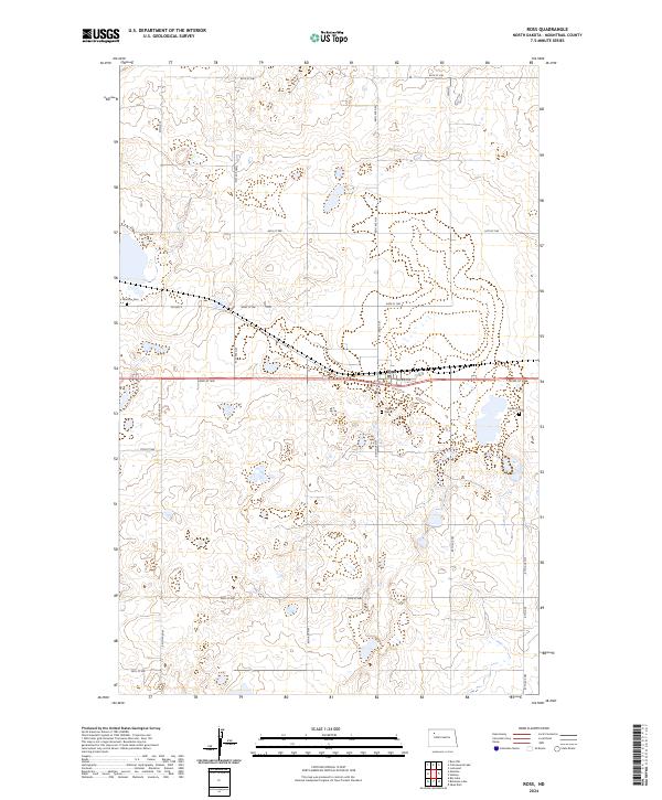 Ross, ND — USGS 7.5-minute topo (2024)