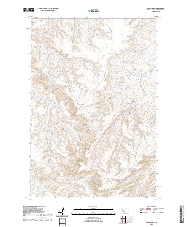 Soda Springs, MT — USGS 7.5-minute topo (2024)