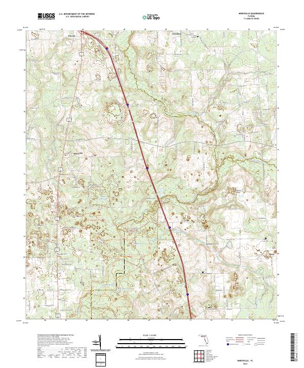 Mikesville, FL — USGS 7.5-minute topo (2024)
