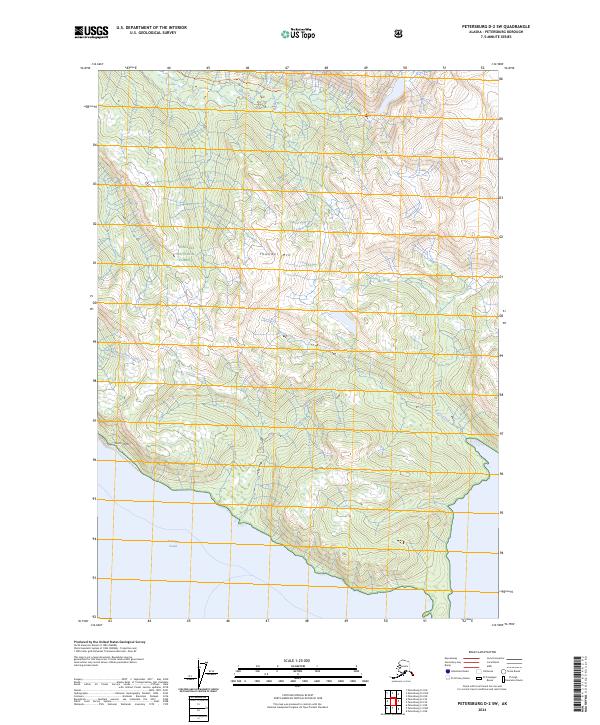 Petersburg D-2 SW, AK — USGS 7.5-minute topo (2024)