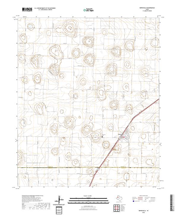 Ropesville, TX — USGS 7.5-minute topo (2022)