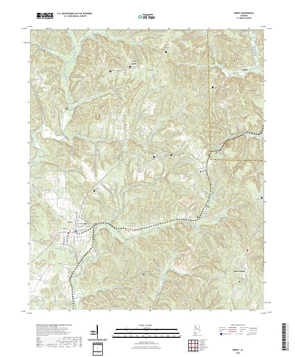 Berry, AL — USGS 7.5-minute topo (2024)