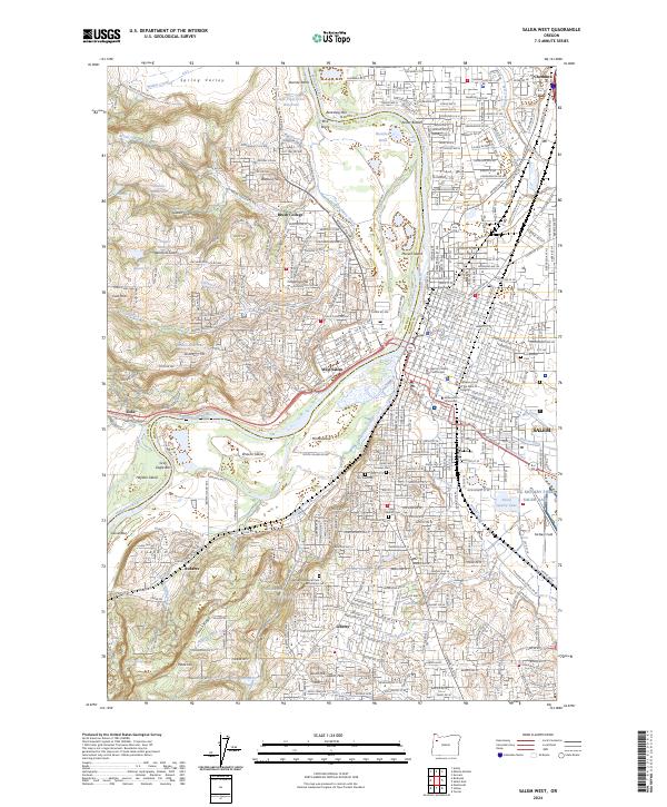 Salem West, OR — USGS 7.5-minute topo (2024)