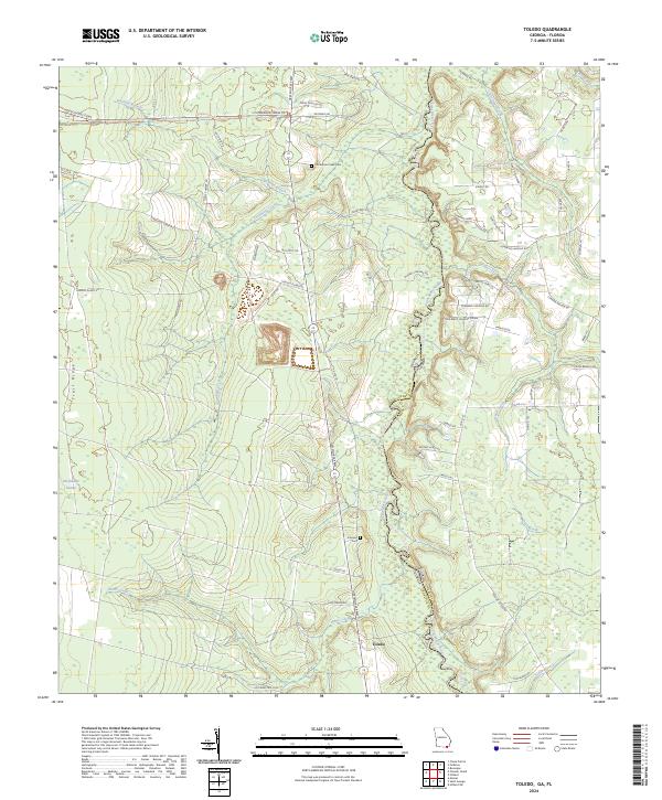 Toledo, GA-FL — USGS 7.5-minute topo (2024)