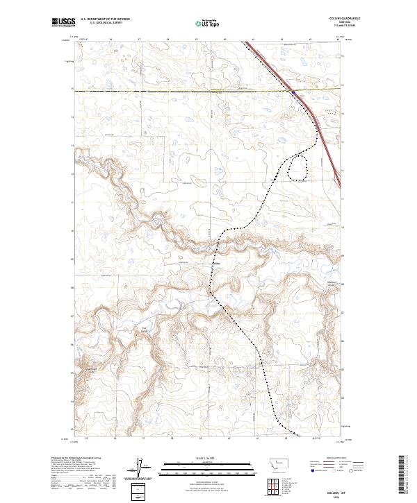 Collins, MT — USGS 7.5-minute topo (2024)