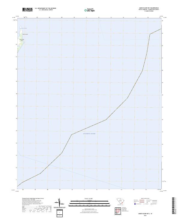 James Island OE E, SC — USGS 7.5-minute topo (2024)