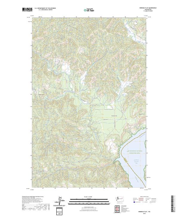 Ninemile Flat, WA — USGS 7.5-minute topo (2023)