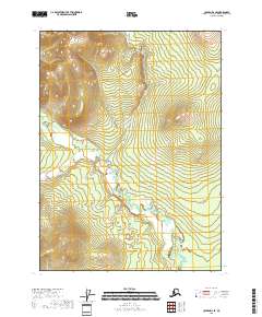 Coleen D-4 SE, AK — USGS 7.5-minute topo (2018)
