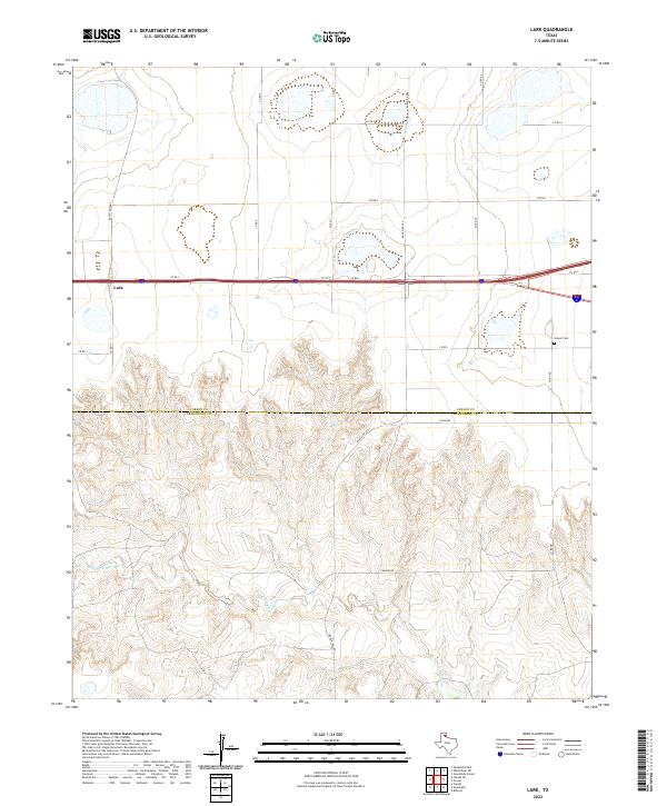 Lark, TX — USGS 7.5-minute topo (2022)