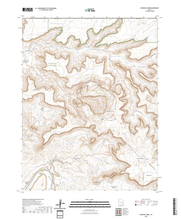 Upheaval Dome, UT — USGS 7.5-minute topo (2023)
