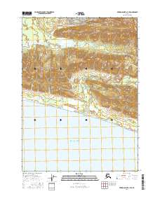 Bering Glacier A-4 SE, AK — USGS 7.5-minute topo (2016)