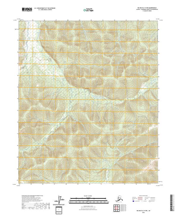 Big Delta C-5 NW, AK — USGS 7.5-minute topo (2024)
