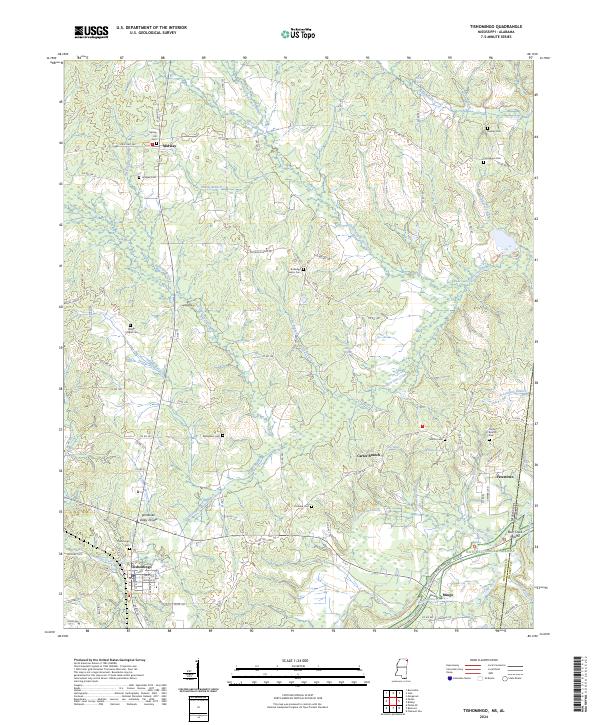 Tishomingo, MS-AL — USGS 7.5-minute topo (2024)