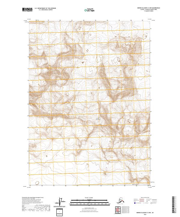 Bering Glacier C-6 NW, AK — USGS 7.5-minute topo (2024)