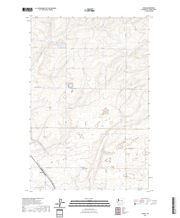 Shano, WA — USGS 7.5-minute topo (2023)