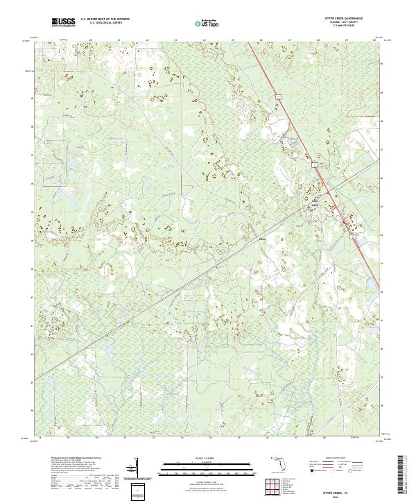 Otter Creek, FL — USGS 7.5-minute topo (2024)