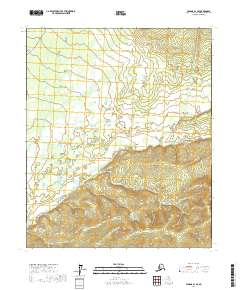 Tanana A-1 SE, AK — USGS 7.5-minute topo (2017)
